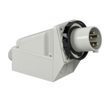 Вилка настенная 63А 5P 500В 7ч винт. IP67 SchE 81586