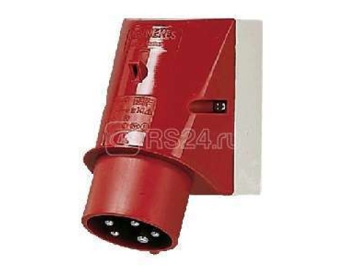 Вилка настенная наружн. устр. 32А 5Р IP44 400В Mennekes 21369