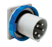 Вилка панельная 125А 3PT 200-250V винт. IP67 SchE 81891