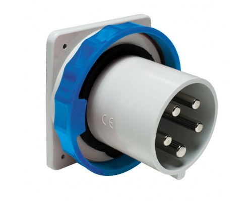 Вилка панельная 125А 3PT 200-250V винт. IP67 SchE 81891