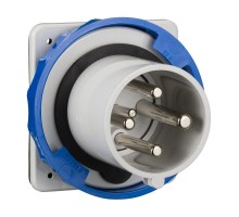 Вилка панельная 63А 3PT 200-250V винт. IP67 SchE 81879