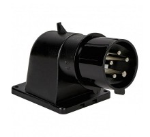 Вилка панельная угловая 32А 3P-N-E 480-500В IP44 SchE 81824
