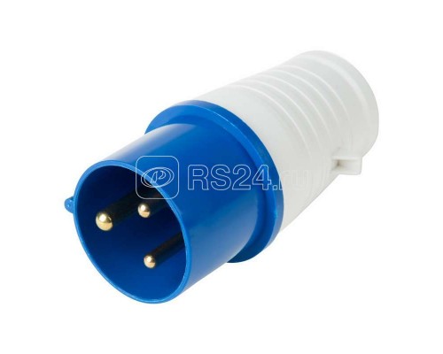 Вилка переносная 023 2P+PE 32А 220В IP44 Rexant 11-8903
