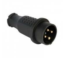 Вилка прямая 32А 380В 3P+PE IP44 каучук PROxima EKF RPS-021-32-380-44