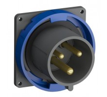 Вилка с прямым фланцем Easy&Safe 232EBU6W 32А 2P+E IP67 6ч ABB 2CMA101275R1000