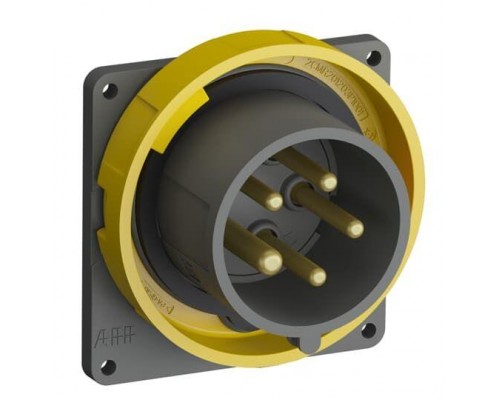 Вилка с прямым фланцем Easy&Safe 416EBU4W 16А 3P+N+E IP67 4ч ABB 2CMA101269R1000