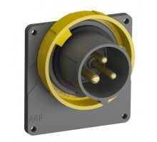 Вилка с прямым фланцем Easy&Safe 216EBU4W 16А 2P+E IP67 4ч ABB 2CMA101258R1000