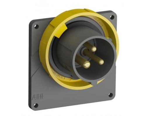 Вилка с прямым фланцем Easy&Safe 216EBU4W 16А 2P+E IP67 4ч ABB 2CMA101258R1000