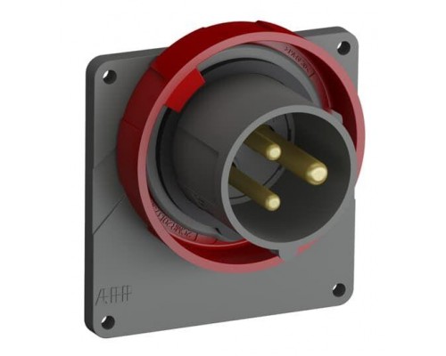 Вилка с прямым фланцем Easy&Safe 216EBU9W 16А 2P+E IP67 9ч ABB 2CMA101260R1000