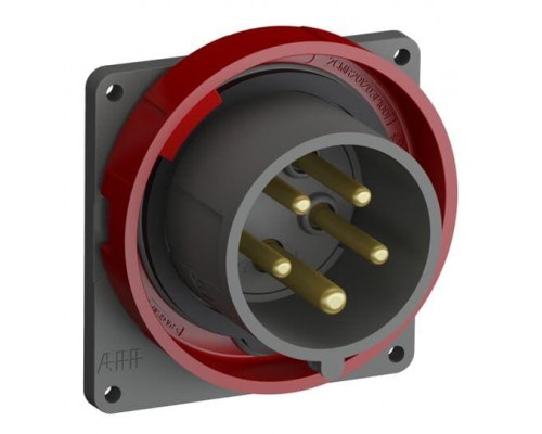 Вилка с прямым фланцем Easy&Safe 416EBU6W 16А 3P+N+E IP67 6ч ABB 2CMA101270R1000
