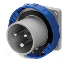 Вилка скрыт. уст. прямая 32А 2P+E 250В IP67 DKC DIS2483293
