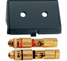 Вставка Merten с разъемами HIGH-END x2 черн. SchE MTN464387
