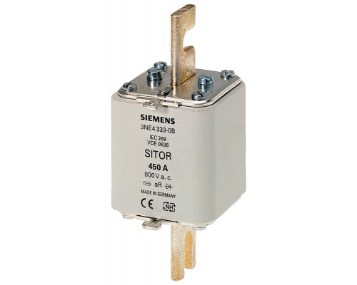 Вставка плавкая SITOR 315А AC 800В типоразмер 2 Siemens 3NE43300B