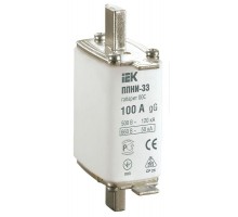 Вставка плавкая ППНИ-33 100А габарит 00С ИЭК DPP11-100