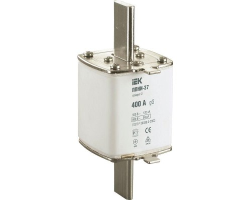 Вставка плавкая ППНИ-37 400А габарит 2 ИЭК DPP40-400