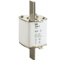 Вставка плавкая ППНИ-37 40А габарит 2 ИЭК DPP40-040