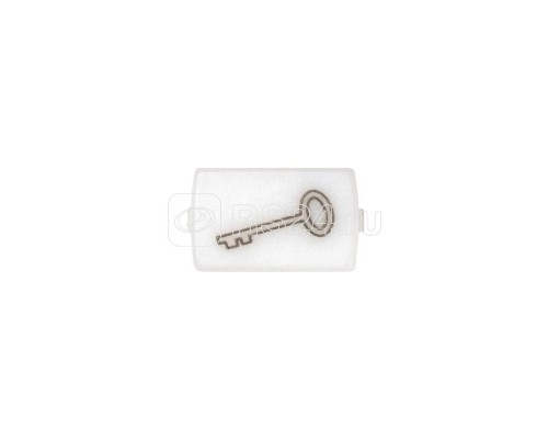 Вставка с пиктораммой ключ Simon82/82Nature бел. 82972-37