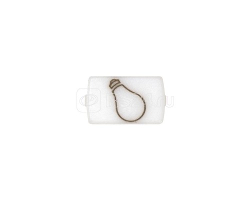 Вставка с пиктораммой лампочка Simon82/82Nature бел. 82972-31