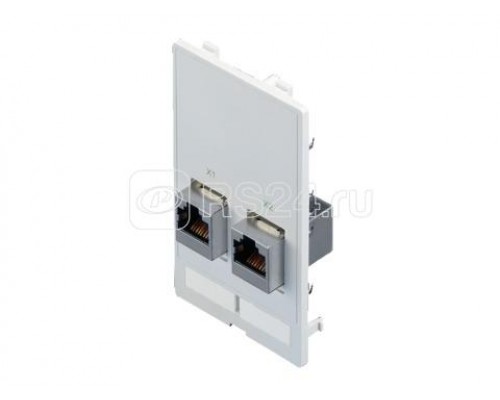 Вставка с разъемами SZ 2xRJ45 гнездо/гнездо Rittal 2482560