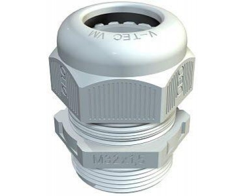 Ввод кабельный Dкаб. 15-21 (Dмонтаж. отв. 32) IP68 свет. сер. V-TEC VM32 LGR OBO 2022870