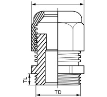 Ввод кабельный IP68 ISO16 (уп.5шт) SchE IMT22024