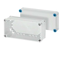 Ящик пустой 300х150х170 с прозр. крышкой IP65 сер. K 0100 HENSEL 60001036