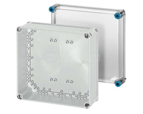 Ящик пустой 300х300х170 с прозр. крышкой IP65 сер. K 0200 HENSEL 60001038