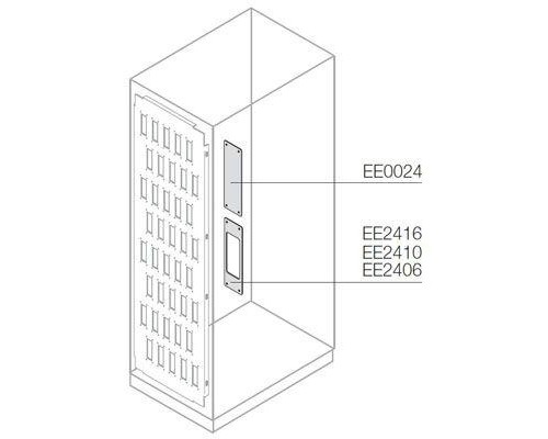 Заглушка отверстия 24пол. коннектора (уп.10шт) ABB EE0024