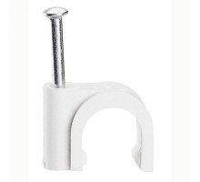 Зажим Fixfor d10мм бел. (уп.100шт) Leg 031559