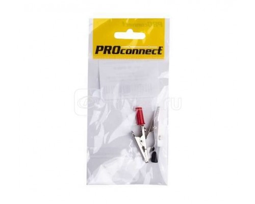 Зажим крокодил 15А 53мм (пакет Боб) (уп.2шт) Proconnect 16-0009-9