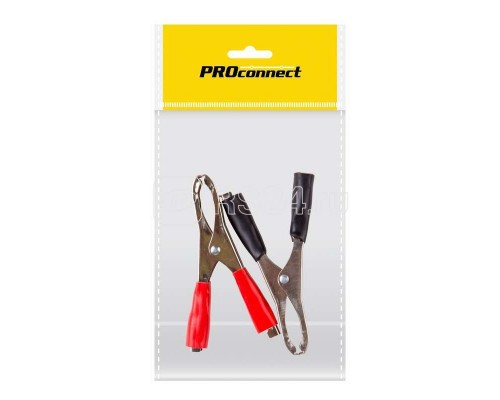 Зажим крокодил 50А 98мм (уп.2шт) PROCONNECT 16-0018-9