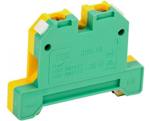Зажим наборный ЗНИ-10PEN 10кв.мм (JXB-земля) ИЭК YZN20-010-K52