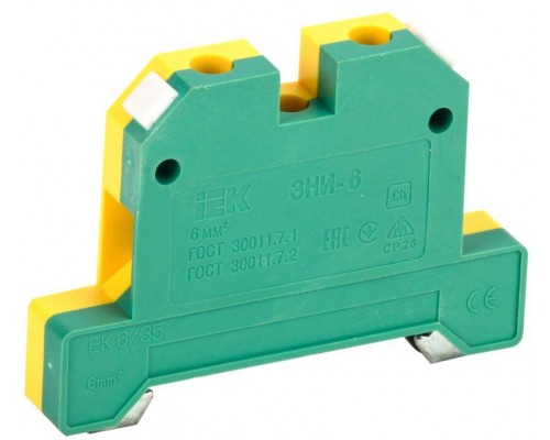 Зажим наборный ЗНИ-6PEN 6кв.мм (JXB-земля) ИЭК YZN20-006-K52