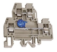 Зажим проходной DAS.4/V24GR. 2-х уровн. 4кв.мм с варистором 24В сер. DKC ZDSV024GR