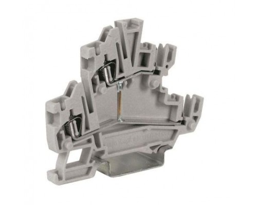Зажим проходной HCD.1/GR 2-х уровн. с разъемами мама DKC ZHC290GR