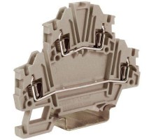 Зажим проходной HMD.1GR 1.5кв.мм сер. (уп.50шт) DKC ZHD200GR