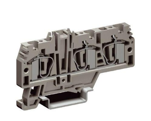 Зажим проходной HMM.4/1+2GR 4.5кв.мм DKC ZHM210GR