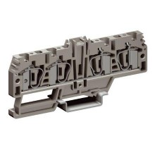 Зажим проходной HMM.4/2+2GR 4кв.мм 2 ввода/2 вывода DKC ZHM220GR-RET