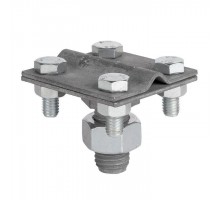 Зажим прута на штыре (пластина 56х56мм) HZ PROxima EKF lp-g6606-e1302