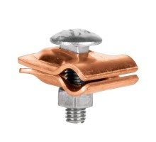 Зажим прута универсальный малый (пластина 30х30мм) Cu PROxima EKF lp-51510-cu