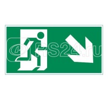 Знак Выход вправо вниз для FlIP VARTON V4-EM-00.0035.ADV-0003