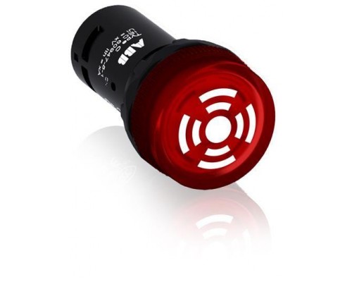 Зуммер CB1-611R с пульсирующим сигналом с подсветкой 110-130В AC красн. ABB 1SFA619600R6111