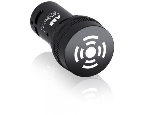 Зуммер CB1-631B с пульсирующим сигналом без подсветки 110-130В AC черн. ABB 1SFA619600R6316