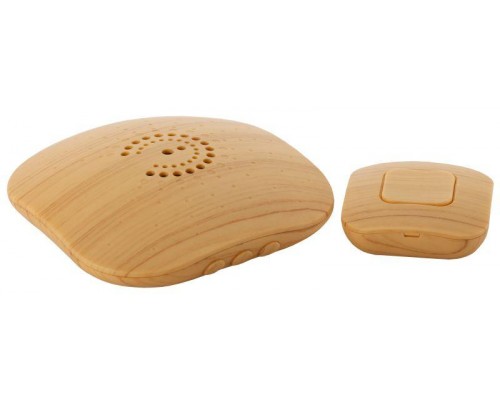 Звонок беспроводной BIONIC Bright wood ЭРА Б0018089