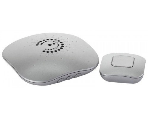 Звонок беспроводной BIONIC Silver ЭРА Б0017749