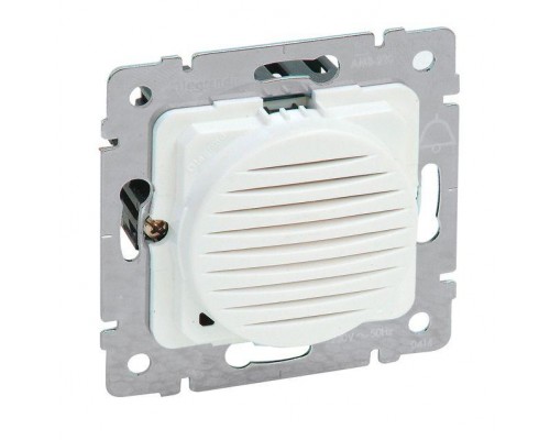 Звонок электронный с лиц. пан. 220В 10 мел. Galea Life бел. Leg 775718